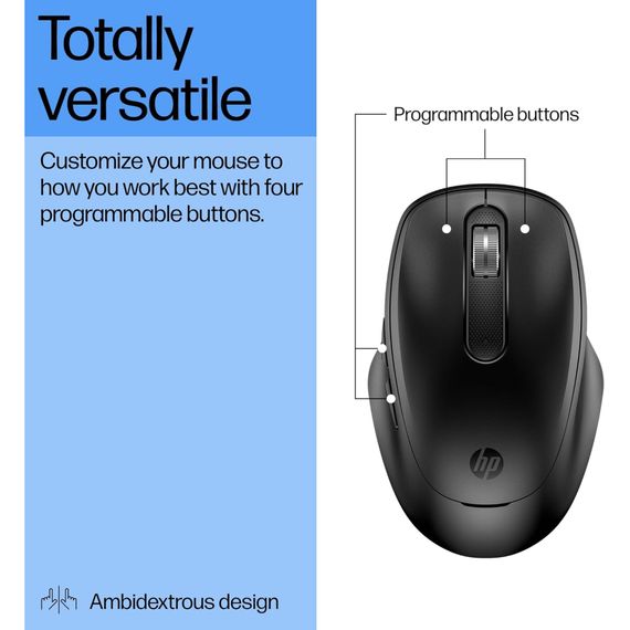 Мишка HP 510 Ultra-Fast Rechargeable Wireless Black (9C2F6AA) | Зображення 4