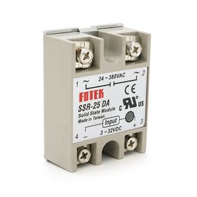 Твердотільні реле Fotek SSR-25DA 25А 24-380В AC