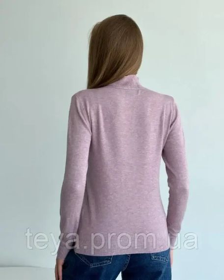 Свитер цвет светло-сиреневый размеры S, M, L, XL, XXL, 3XL FI_008747 | Зображення 2