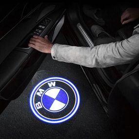 LED подсветка дверей автомобиля 2 шт, проектор логотипа BMW 1 3 4 5 6 7 M X Z GT серии, водостойкий, Plug&Play