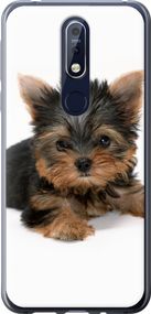 Чехол на Nokia 7.1 Щенок йоркширского терьера "931u-1593-17620"