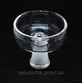 >Чаша для кальяна стеклянная Темпл 45