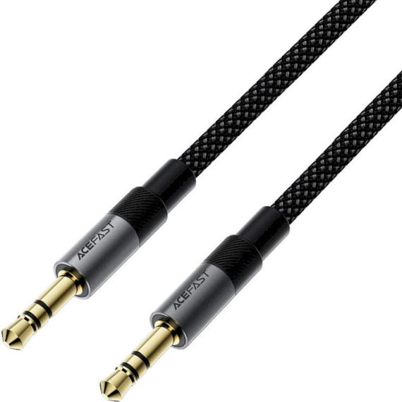 Аудио кабель Aux Acefast J10 (1m) Black | Зображення 1