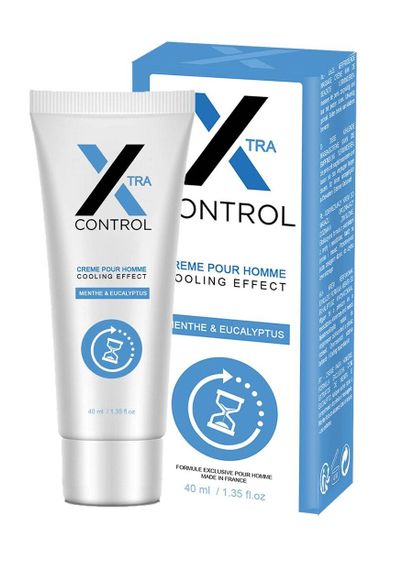 Крем пролонгирующий X-control cool cream for man, 40 ml sexstyle