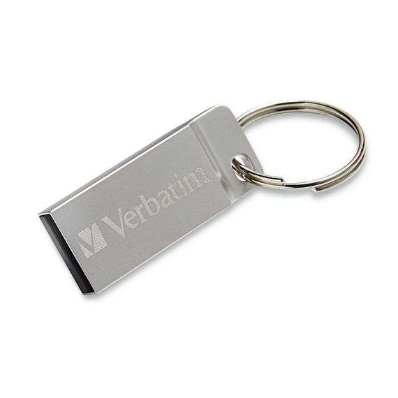 USB флеш накопичувач Verbatim 64GB Metal Executive Silver USB 2.0 (98750) | Зображення 2