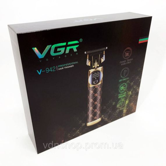 Тример для складної стрижки волосся VGR, Професійна машинка для стрижки волосся з насадками CB-68 | Зображення 9