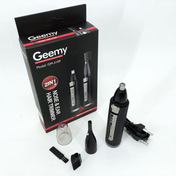 Тример GEMEI GM-3109 2в1, тример бездротовий, машинка чоловіча для гоління, бездротова електробритва | Зображення 9
