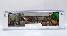 Набір "Дикі тварини" Q 9899 D 2 Animal Model, в коробці (6977153429665) Вид 2