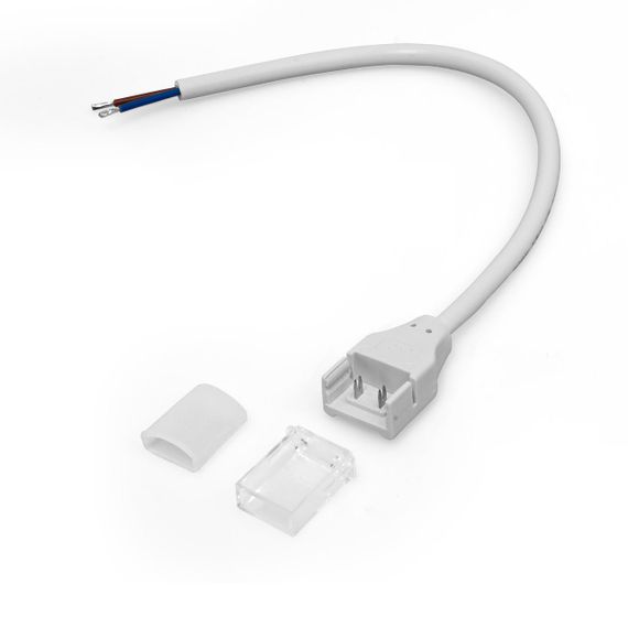 Конектор з кабелем + торцева заглушка для LED стрічки VIDEX VL-LST-CB65-FC02
