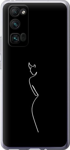 Чехол на Huawei Honor 30 Pro Силуэт1 "4590u-1920-17620"