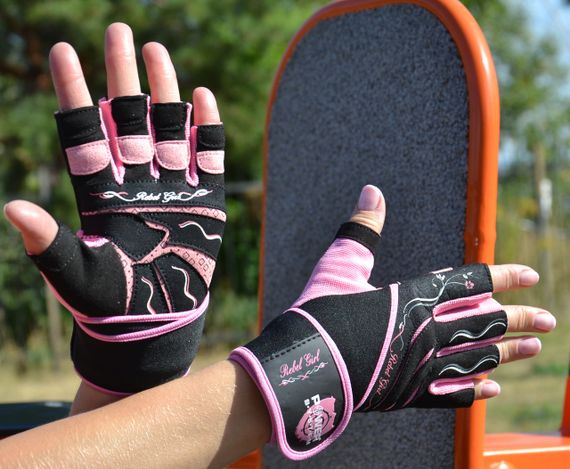 Рукавички для фітнесу Power System PS-2720 Rebel Girl жіночі Pink XS | Зображення 7
