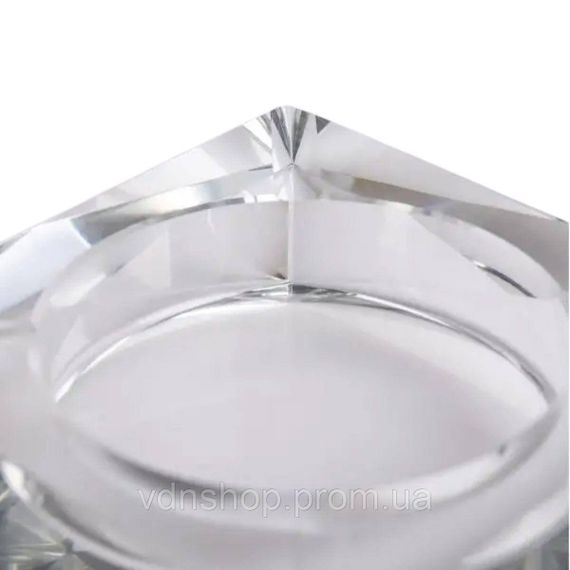 Скляна попільничка для сигарет 13х13х4 см попільничка квадратна настільна HP-4-132 | Зображення 2