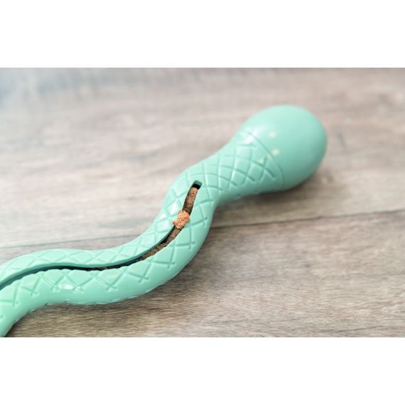 Іграшка Trixie для собак Змія для ласощів термопластична гума 27 см зелена | Зображення 5