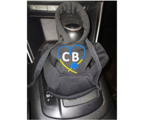 Чехол кофта Худи аксессуар на КПУ Car Hoodie СВ черниговская область черный подарок автомобилиста 10070