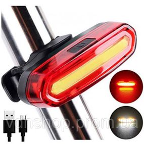 Стоп на велосипед LED USB AQY-096-COB, Задний стоп велосипед, Фонарь и задний свет для велопоездок SX-39
