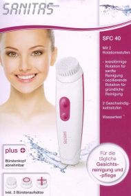 Щітка для очищення обличчя SANITAS SFC40 з 2 рівнями обертання