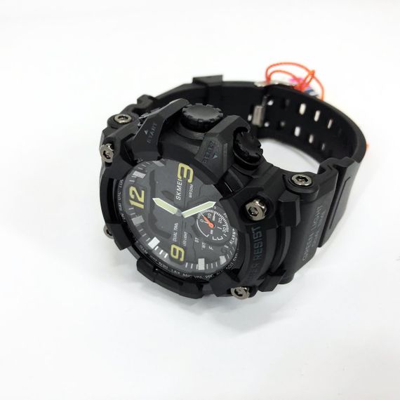 Годинники для активних військових SKMEI 1965BK BLACK, Якісні чоловічі тактичні годинники TH-45 | Зображення 4
