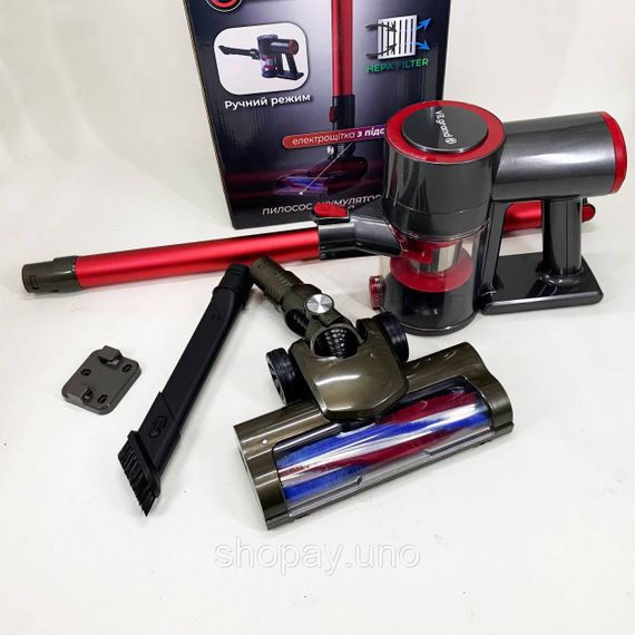 Вертикальный пылесос для дома и авто VILGRAND VVC0401BС 400 Вт, Вертикальный щеточный пылесос KH-43 | Зображення 8