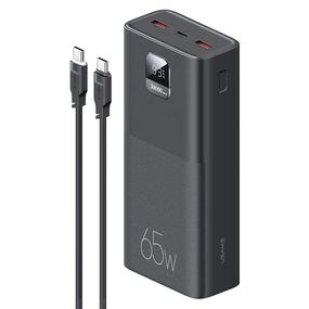 Потужний портативний павербанк Usams US-CD185 30000mAh 65W з функцією швидкої зарядки