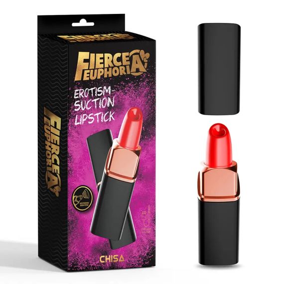 Вакуумний стимулятор клітора Chisa Fierce Euphoria Erotism у формі помади Sex Aura