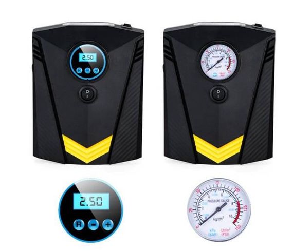 Компрессор автомобильный с фонарем 12V