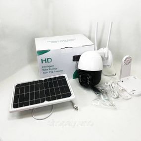 Камера вулична вайфай SF-W08-03 SOLAR PANEL 3 Мп, Камера wifi для дому Зовнішня реєстратор QA-65