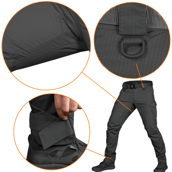 Штани Герць Rip-Stop Stretch Чорні (7940), S | Зображення 4