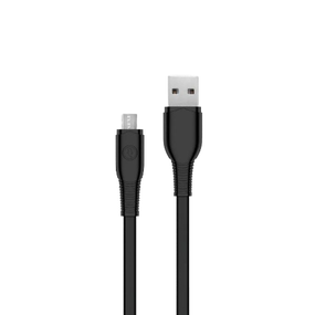 Кабель USB MicroUSB WALKER C595 чорний