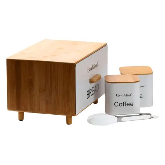 Кухонний набір для зберігання продуктів білий HP33534 | Зображення 2