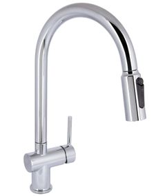 Змішувач для кухні Qtap Rozcesti з висувним виливом з підключенням для питної води QTROZ366CRM45938