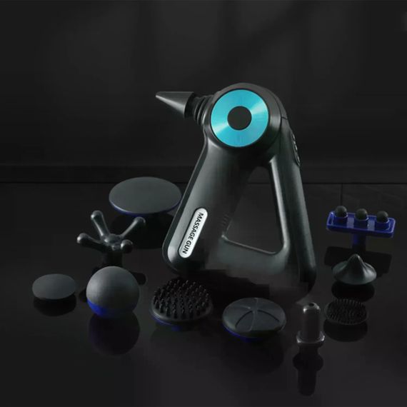 Массажер INSPIRE SL-8890 • Перкуссионный массажный пистолет с 12 насадками для мышц и тела | Зображення 2