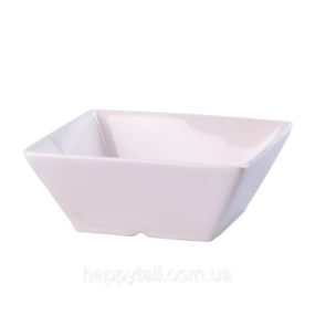 Тарелка глубокая квадратная с фарфора 16.5*16.5 см HP605