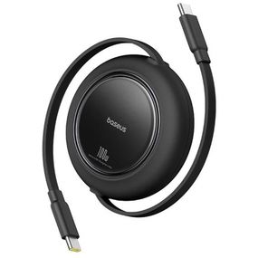 Дата кабель Baseus Free2Pull Mini Retractable Type-C to Type-C 100W (2m) (P10364500113) Cluster Black