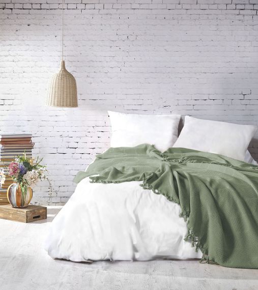 Покривало Saheser Mona 220 х 240 см. Yesil