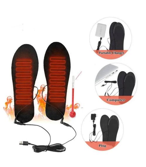 Устілки з підігрівом usb, Гарячі устілки, Бездротові Гарячі устілки 38-46р   знижка | Зображення 3