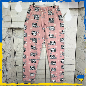 Штаны пижамные женские. Пижама. Пижамные брюки. Пижамные брюки M L