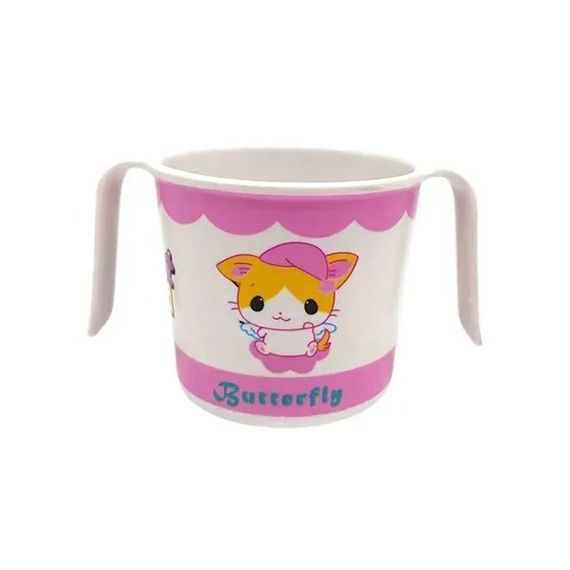 Чашка из бамбукового волокна MGZ-0150(Pink) с рисунком, 200 мл