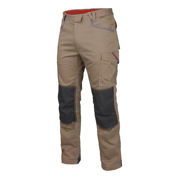 Штани робочі STRETCH X, бежеві, розмір 56