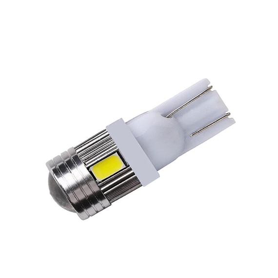 Автолампа Terra T10 / W5W, цоколь W2.1x9.5d, 5630x6smd, линза, 12V | Зображення 1