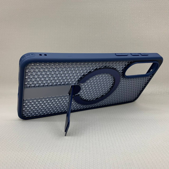 Чохол магнітний для Samsung S25 Edge Wlons Hybrid MagSafe матовий протиударний PC+TPU Синій | Зображення 1