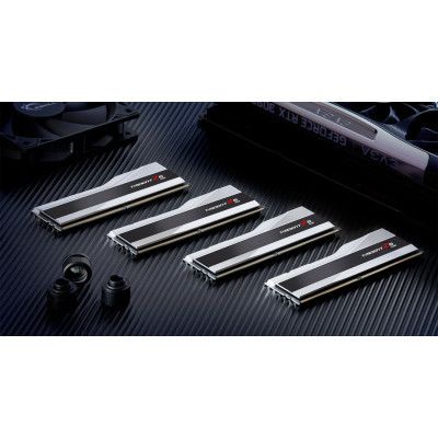 Модуль памяти для компьютера DDR5 32GB (2x16GB) 7200 MHz Trident Z5 RGB Silver G.Skill (F5-7200J3445G16GX2-TZ5RS) | Зображення 7