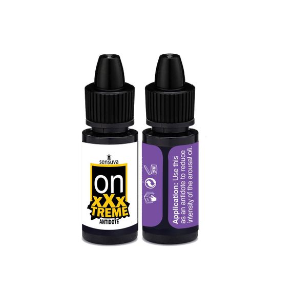 Збуджувальні краплі для клітора Sensuva On xXxTREME Arousal Oil (5 мл) with Antidote (5 мл) + антидот Sex Aura | Зображення 4