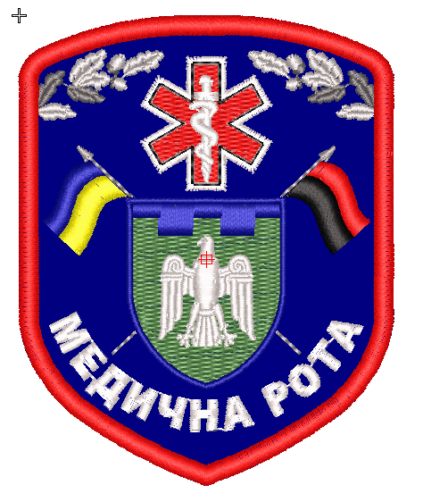 Шеврон Медична рота | Зображення 1