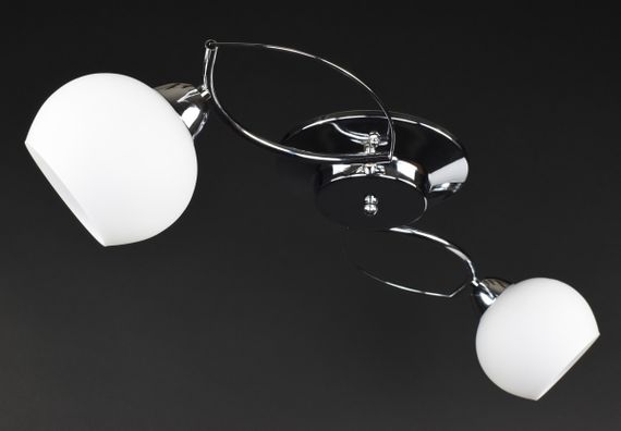 Люстра стельова на 2 лампочки 27303 Хром 18х22х65 см.