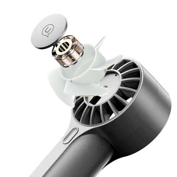 Портативний вентилятор Usams ZB288 Handheld mini fan 1200 mAh Black | Зображення 2
