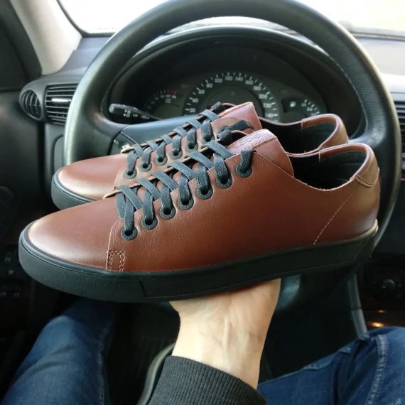 Стильні Коричневі кеди Ed-Ge 44 розмір | Зображення 1