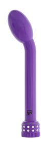 Вибромассажер для точки G со стразами Dream toys Good Vibes, фиолетовый sexstyle