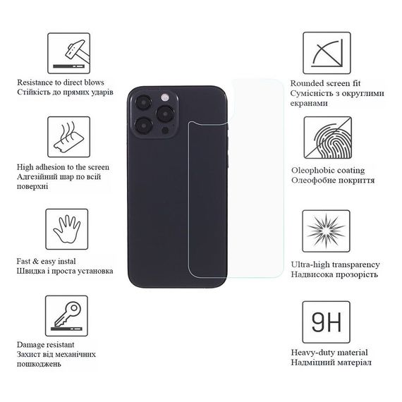 Скло захисне Drobak back panel Apple iPhone 15 (292937) | Зображення 3