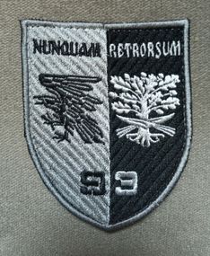 Шеврон 93 ОМБр Холодный Яр NUNQUAM RETRORSUM