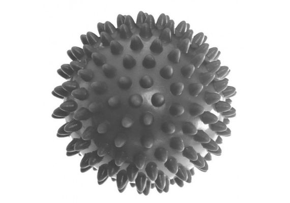 Масажний м'ячик EasyFit PVC 9 см жорсткий сірий (EF-1064-GY)